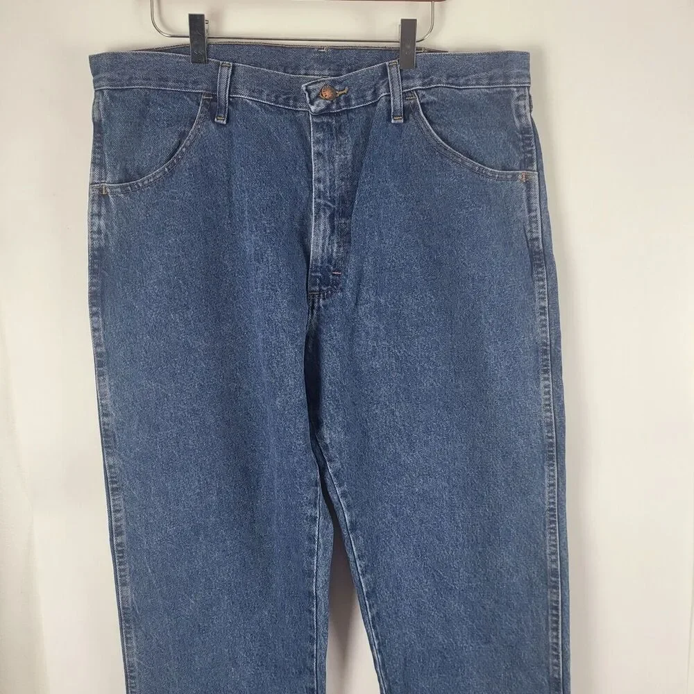 Rustler Regular Fit Jeans‎ 33X30 Mens Straight Leg Heavy Weight Denim High Rise